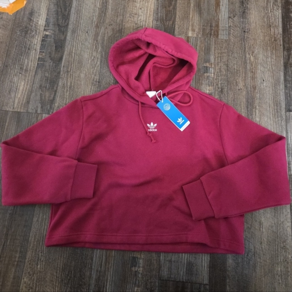 Adidas "End Plastic Waste" Crop Hoodie